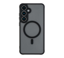 Чохол TPU+PC Anti Drop Full Camera with MagSafe для Samsung S24+ 5G (S926) Колір Black 2020000439202