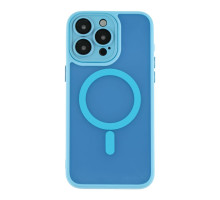 Чохол TPU+PC Magnetic Matte Camera Lens with Magsafe для iPhone 16 Blue ma36192_3606953 2020000459361