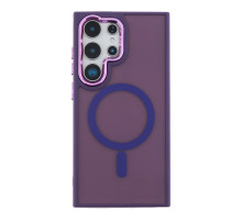 Чохол TPU+PC Space Magnetic Color with Magsafe для Samsung Galaxy S24 Ultra 5G (S928) Dark Purple ma35381_3345958 2020000436867