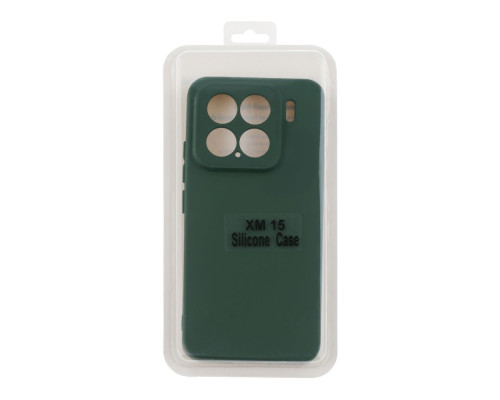 Чохол Silicone Cover Full Camera (A) для Xiaomi 15 Колір 71.Dark Green 2020000439554 ma36848_3609365