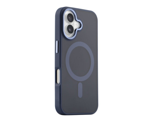 Чохол TPU+PC Goldencis Matte with MagSafe для iPhone 16 Колір Dark Blue 2020000444923