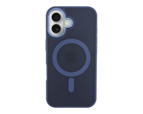 Чохол TPU+PC Goldencis Matte with MagSafe для iPhone 16 Колір Dark Blue 2020000444923