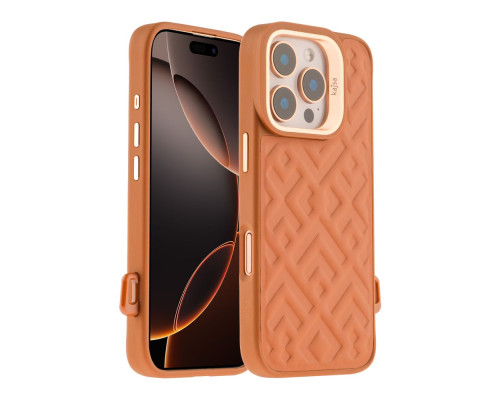 Чохол Kajsa Briquette Collection Rhombus with MagSafe для iPhone 16 Pro Колір Black 2020000457954 ma36172_3606855