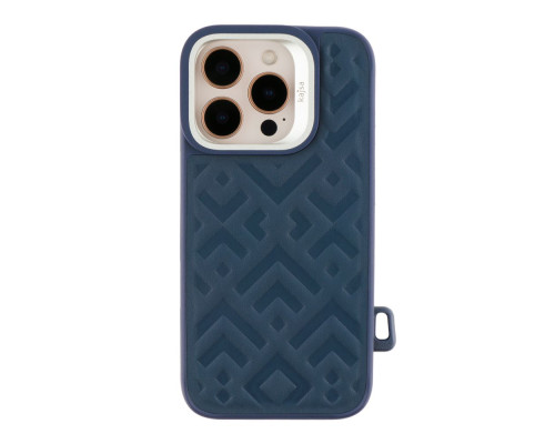 Чохол Kajsa Briquette Collection Rhombus with MagSafe для iPhone 16 Pro Колір Black 2020000457954 ma36172_3606855