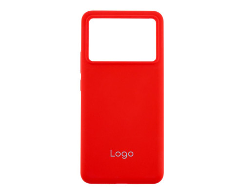 Чохол Liquid Silicone (AA) для Xiaomi Poco X6 Pro 5G Колір 14.Red 2020000460695 ma37478_3612026