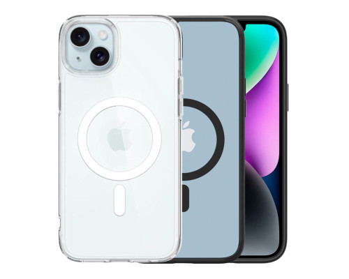 Чохол TPU+PC Spigen Ultra Hybrid with Magsafe для iPhone 15 Колір Black 2020000461029 ma34289_3605925