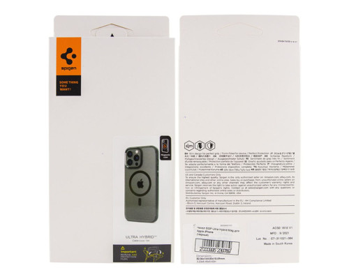 Чохол TPU+PC Spigen Ultra Hybrid with Magsafe для iPhone 15 Колір Black 2020000461029 ma34289_3605925