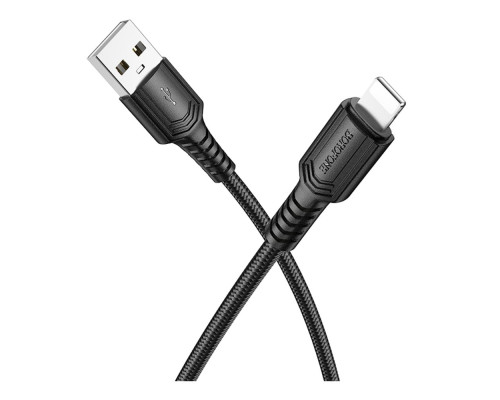 Кабель USB Borofone BX116 Lightning 2.4A Колір Бiлий 6941991119750 ma37161_3610585