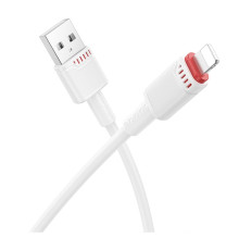 Кабель USB Borofone BX110 Lightning 2.4A Колір Білий 6941991120718 ma37239_3611053