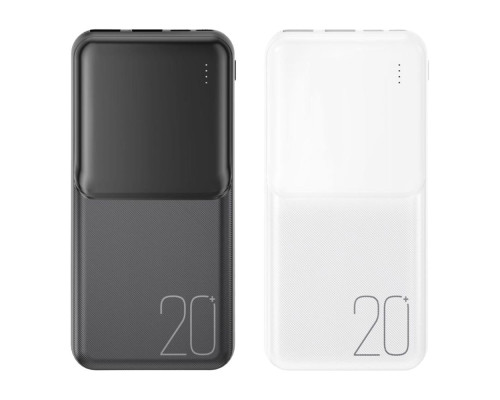 Універсальна Мобільна Батарея Power Bank XO PR252 Lighted Mobile Power 20000 mAh Колір Чорний 6920680860494 ma37105_3610381