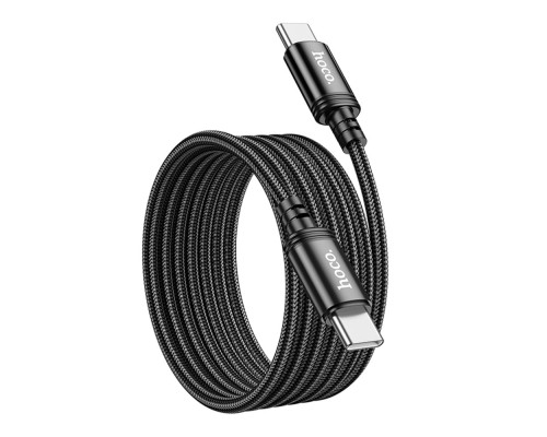 Кабель USB Hoco X89 Type-C to Type-C 60W 2m Колір Чорний 6942007646482 ma36892_3609478