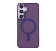 Чохол TPU+PC Space Magnetic Color with Magsafe для Samsung Galaxy S25 5G (S931) Dark Purple ma36451_3608224 2020000467564