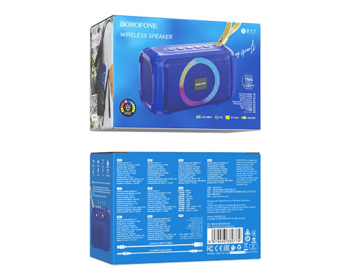 Колонка Borofone BR17 Колір Синій 6974443380774 ma26516_3664998