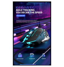 USB Миша Ігрова XO-M10 Gaming М'ята упаковка Колір Чорний 2020000477785