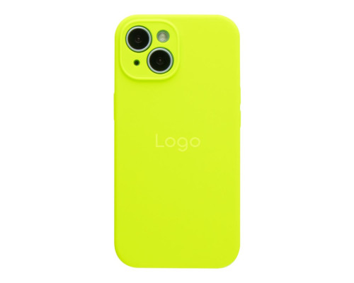 Чохол Silicone Case Full Size with Frame для iPhone 15 Колір 72.Kumquat 2020000482161 ma32785_3748609