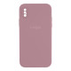 Чохол Silicone Case Square Full Camera для iPhone X/Xs Колір 07.Lavender 2020000482055 ma31912_3663303