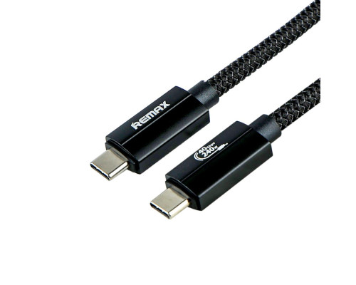 Кабель USB Remax RC-C039 Type-C to Type-C Thunderbolt USB4.0 240W Колір Чорний 6954851245964 ma37770_3664734