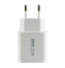 Мережевий Зарядний Пристрій Remax RP-U120 20W A+C+Type-C to Type-C Колір Бiлий 6954851245834 ma37760_3664723