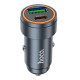 Автомобільний Зарядний Пристрій Hoco Z57A 1USB/1USB-C PD30W/QC3.0+Type-C to Type-C Колір Сiрий 6942007633147 ma35606_3347275