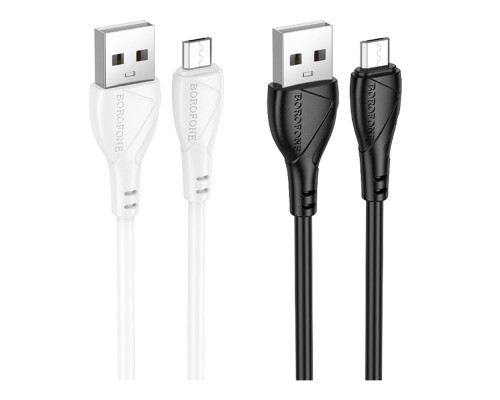 Кабель USB Borofone BX121 Micro 2.4A Колір Чорний 6941991123047 ma38231_3667922