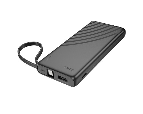 Універсальна Мобільна Батарея Power Bank Hoco J129 Nature with cable(USB-C) 5000mAh Колір Чорний 6942007623995