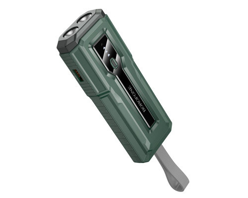 Універсальна Мобільна Батарея Power Bank Borofone BJ54 Graceful 22.5W+PD20W flashlight 10000 mAh Колір Зелений 6941991111624