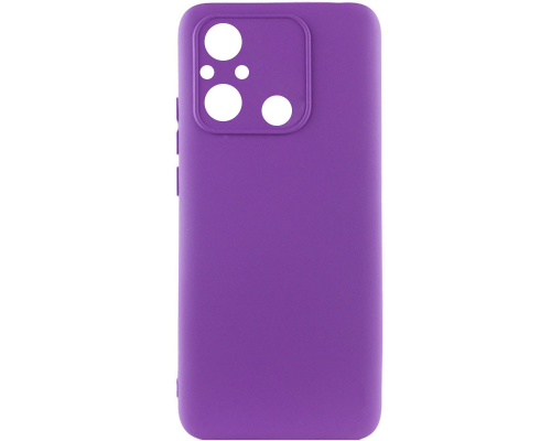 Чохол Silicone Cover Full Camera Xiaomi Redmi 12C purple PLS-00-00106219