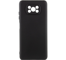 Чохол Silicone Cover Full Camera Xiaomi Poco X3 black PLS-00-00106244