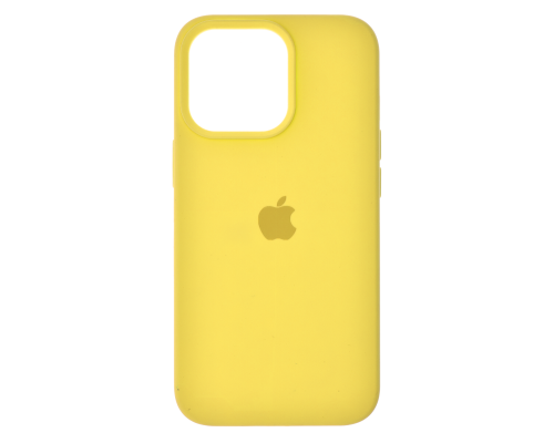 Чохол Silicone Case Full Protective iPhone 14 Pro Max yellow PLS-00-00103613