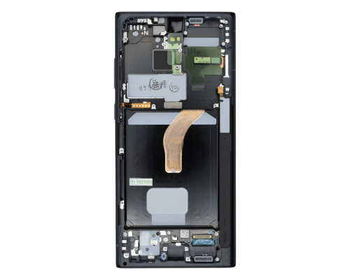Дисплей Samsung S908 Galaxy S22 Ultra з сенсором та рамкою graphite (Original Assembled) PLS-00-00147801