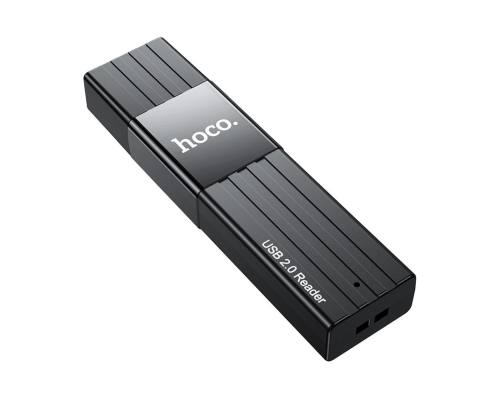 Перехідник Hoco HB20 USB 2.0 to SD TF black PLS-00-00147822