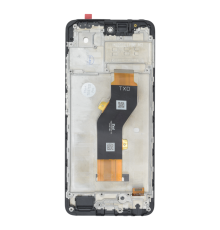 Дисплей Infinix Hot 40i з сенсором та рамкою black (Original China) (ver. TXD) PLS-00-00148194