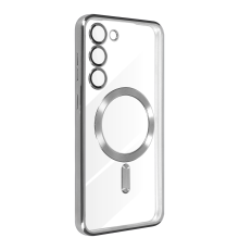 Чохол Fashion Case with MagSafe Full Camera Samsung S916 Galaxy S23 Plus silver PLS-00-00120147
