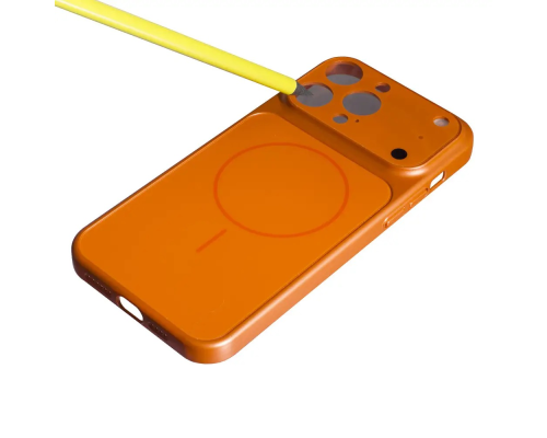 Чохол 17 Style with Magnetic для iPhone 16 Pro Max orange PLS-00-00162299