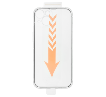 Чохол Clear Case 1.6mm + Захисне скло 2.5D black iPhone 13 PLS-00-00141351