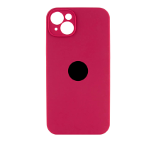 Чохол Silicone Case Full Camera Protective для iPhone 15 rose red PLS-00-00155525