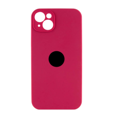 Чохол Silicone Case Full Camera Protective для iPhone 15 rose red PLS-00-00155525