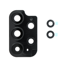 Скло камери Samsung A336B Galaxy A33 5G 2022 з рамкою black PLS-00-00107427