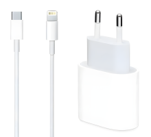 Зарядний пристрій Apple iPhone 14 Pro Max з кабелем Lightning 20W 1USB-C (Original China) white PLS-00-00124330