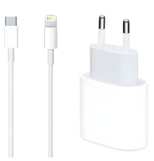 Зарядний пристрій Apple iPhone 14 Pro Max з кабелем Lightning 20W 1USB-C (Original China) white PLS-00-00124330