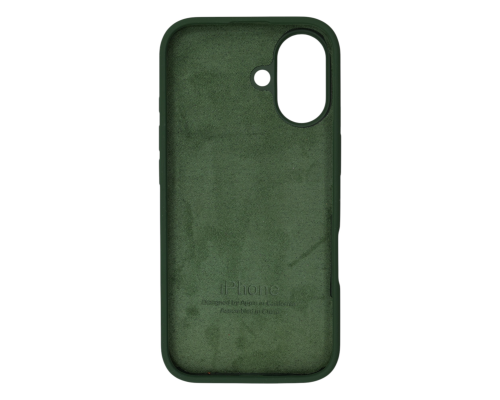 Чохол Silicone Case Full Protective iPhone 17 dark green (УЦІНКА) PLS-00-00147679