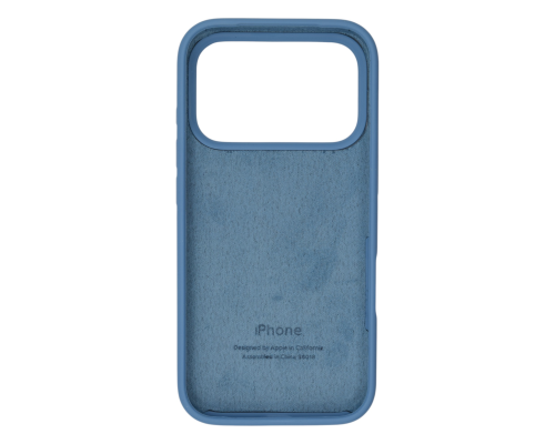 Чохол Silicone Case Full Protective iPhone 17 Pro Max cornflower (УЦІНКА) PLS-00-00147711