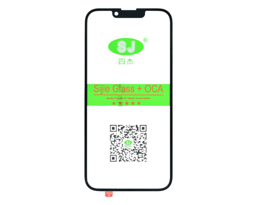 Скло дисплея iPhone 13 з OCA black (SJ) PLS-00-00130419