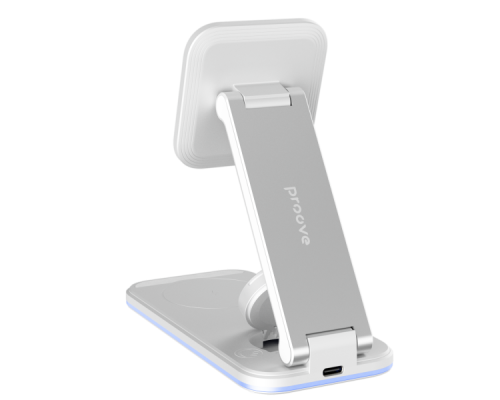 Бездротовий зарядний пристрій Proove Energy Fold 3в1 15W white PLS-00-00112593