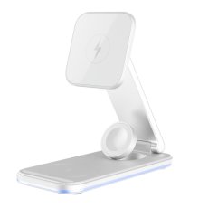 Бездротовий зарядний пристрій Proove Energy Fold 3в1 15W white PLS-00-00112593