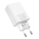 Зарядний пристрій Borofone BAS76A 30W 3A USB-A+USB-C white PLS-00-00156111