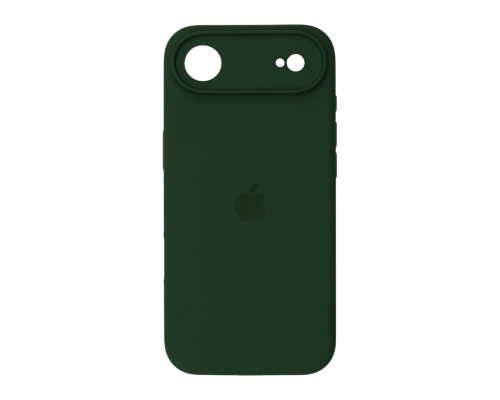 Чохол Silicone Case Full Camera Protective iPhone 17 Air dark green PLS-00-00155236