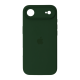 Чохол Silicone Case Full Camera Protective iPhone 17 Air dark green PLS-00-00155236