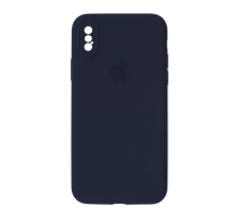 Чохол Silicone Case Full Camera Protective iPhone X(XS) dark blue PLS-00-00157616