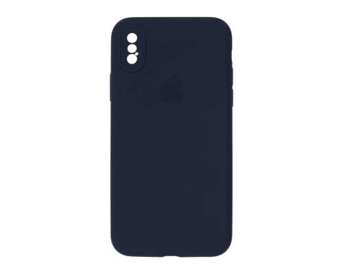 Чохол Silicone Case Full Camera Protective iPhone X(XS) dark blue PLS-00-00157616